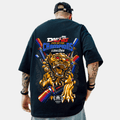 Cyberpunk Mecha Lion Loose T-shirt