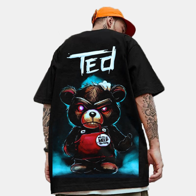 Ted Bear Hip Hop Loose T-shirt