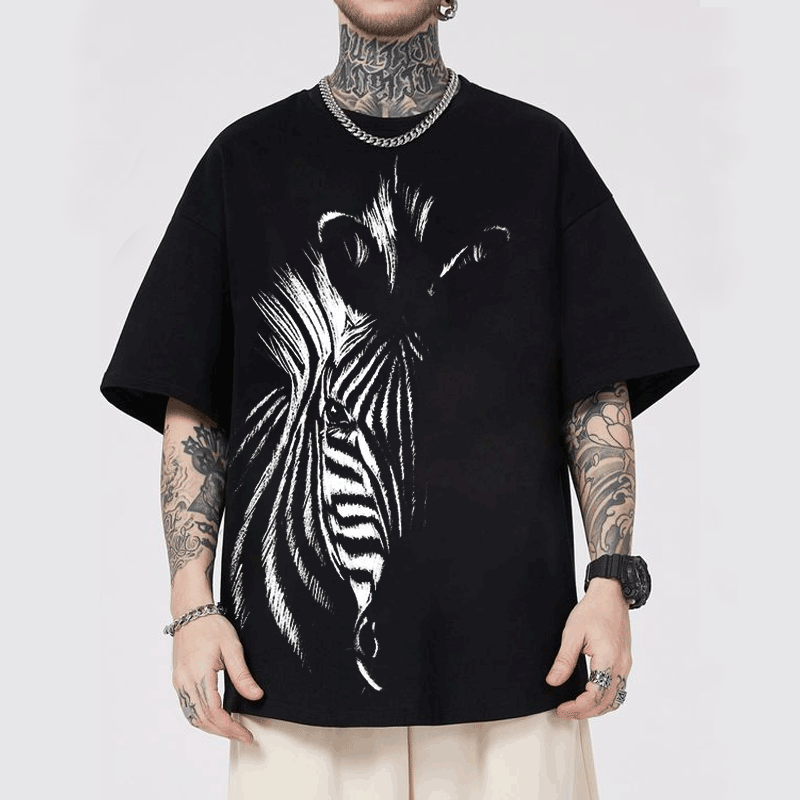 Handsome Zebra Hip-Hop T-Shirt