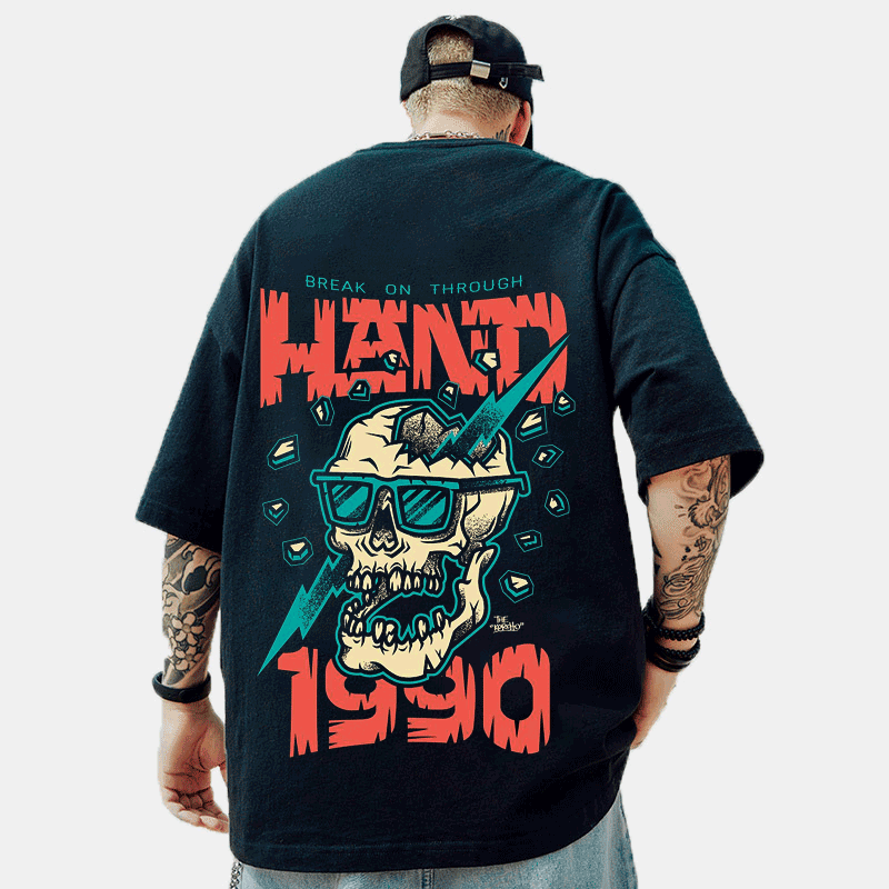 Skull Street Loose T-shirt