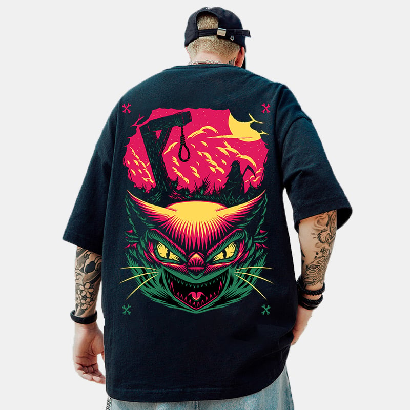 Halloween  Brand Hip-hop Loose T-shirt