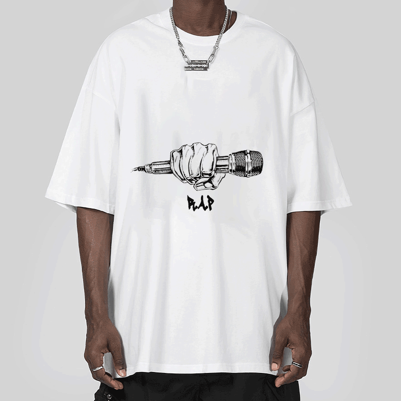 Rap Mic Street Loose T-Shirt