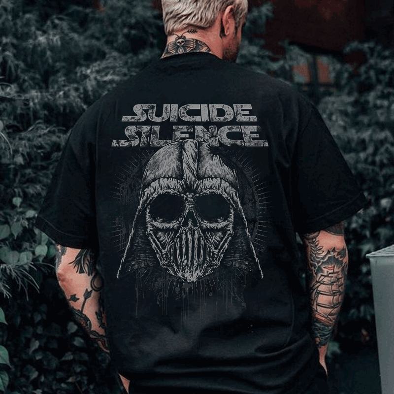 Skull Warrior Street Dark T-Shirt