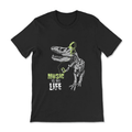 Music Is My Life Dinosaurs Tee