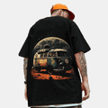 Moon Bus Street Loose T-shirt