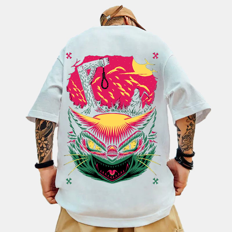 Halloween  Brand Hip-hop Loose T-shirt