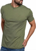 INTO THE AM Mens T Shirts Soft Cotton Blend Crew
