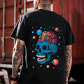 Cosmic Star Skull Street T-shirt