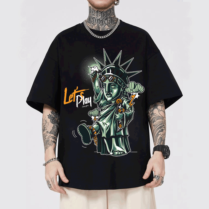 Funny Statue of Liberty Street T-Shirt