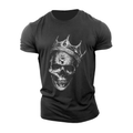 Crown Skull Men's Dark T-shirt