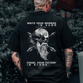 Write Your Worries In Sand Chisel Your Victory In Stone Tee
