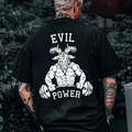Evil Power Men'S Workout Tee