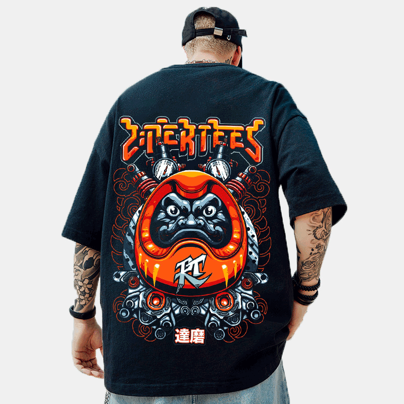 Dharma Cyberpunk Mecha Loose T-shirt