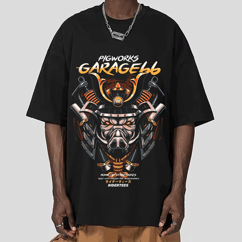 Cyberpunk Mecha Loose T-shirt