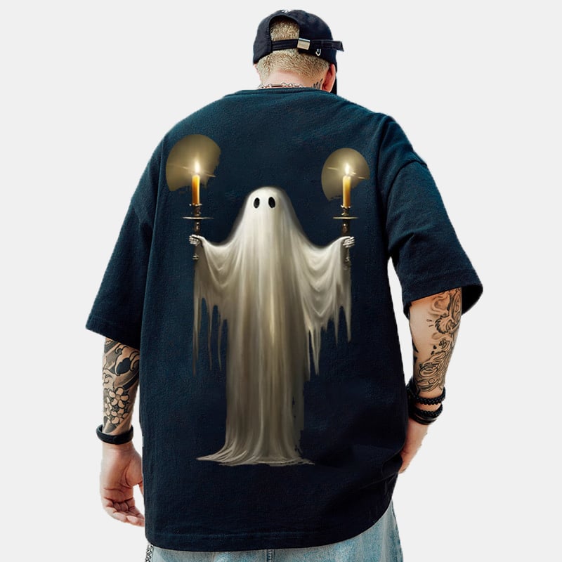 Ghost Art  Brand Hip-hop Loose T-shirt
