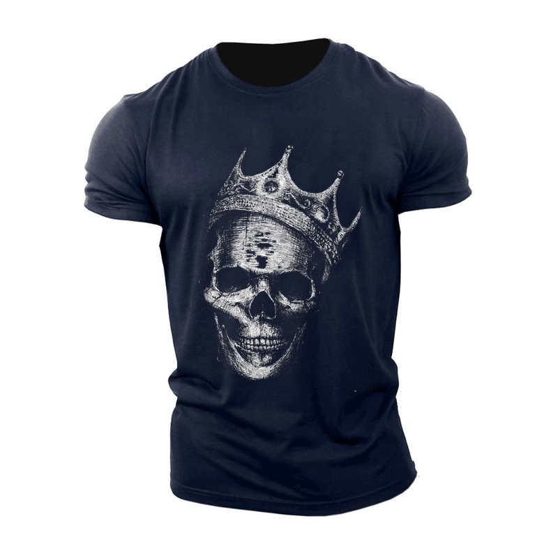 Crown Skull Men's Dark T-shirt