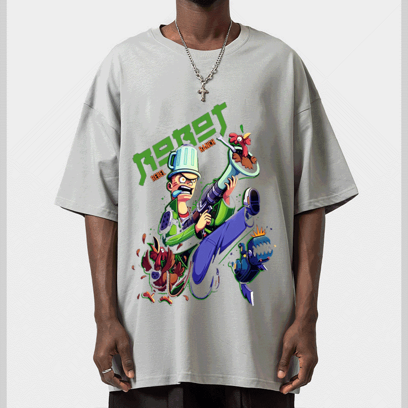 Angry Hunter Street Loose T-shirt