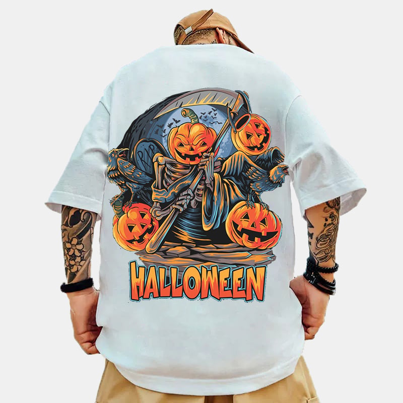 Halloween  Brand Hip-hop Loose T-shirt