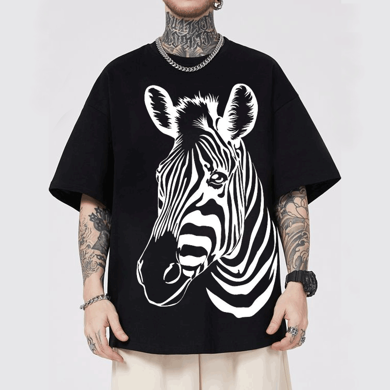 Zebra Street Loose T-shirt