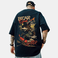 Bear Skateboard Street Loose T-Shirt