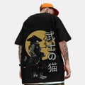 Samurai's Cat Street Loose T-shirt