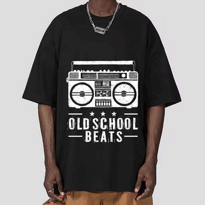Hip Hop Old School Beats Loose Tee