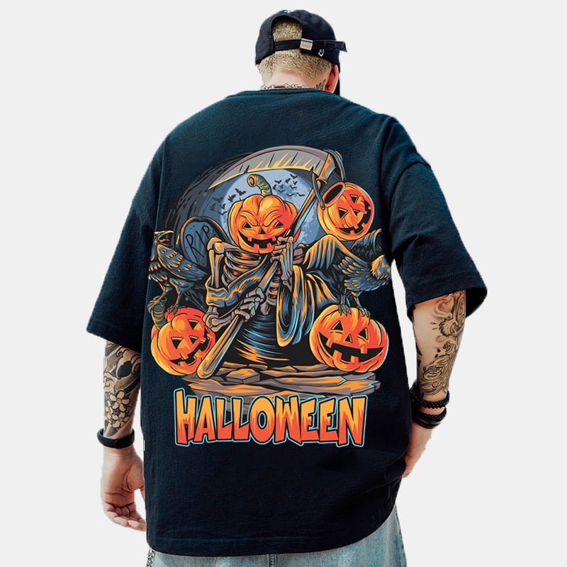 Halloween  Brand Hip-hop Loose T-shirt