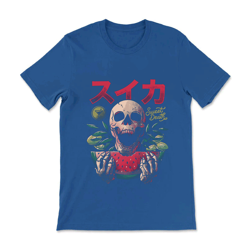 Watermelon Eating Skeleton  T-Shirt