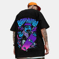 Zombie Skateboard Plus Size T-Shirt